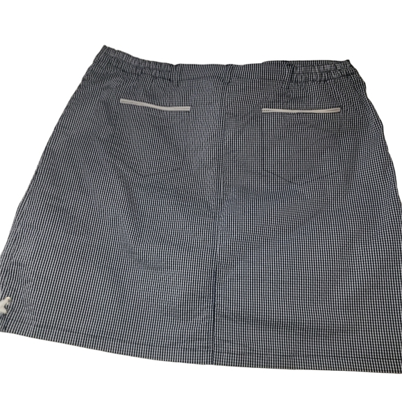 Claire France Black and White Gingham Skort 16 - Picture 3 of 3